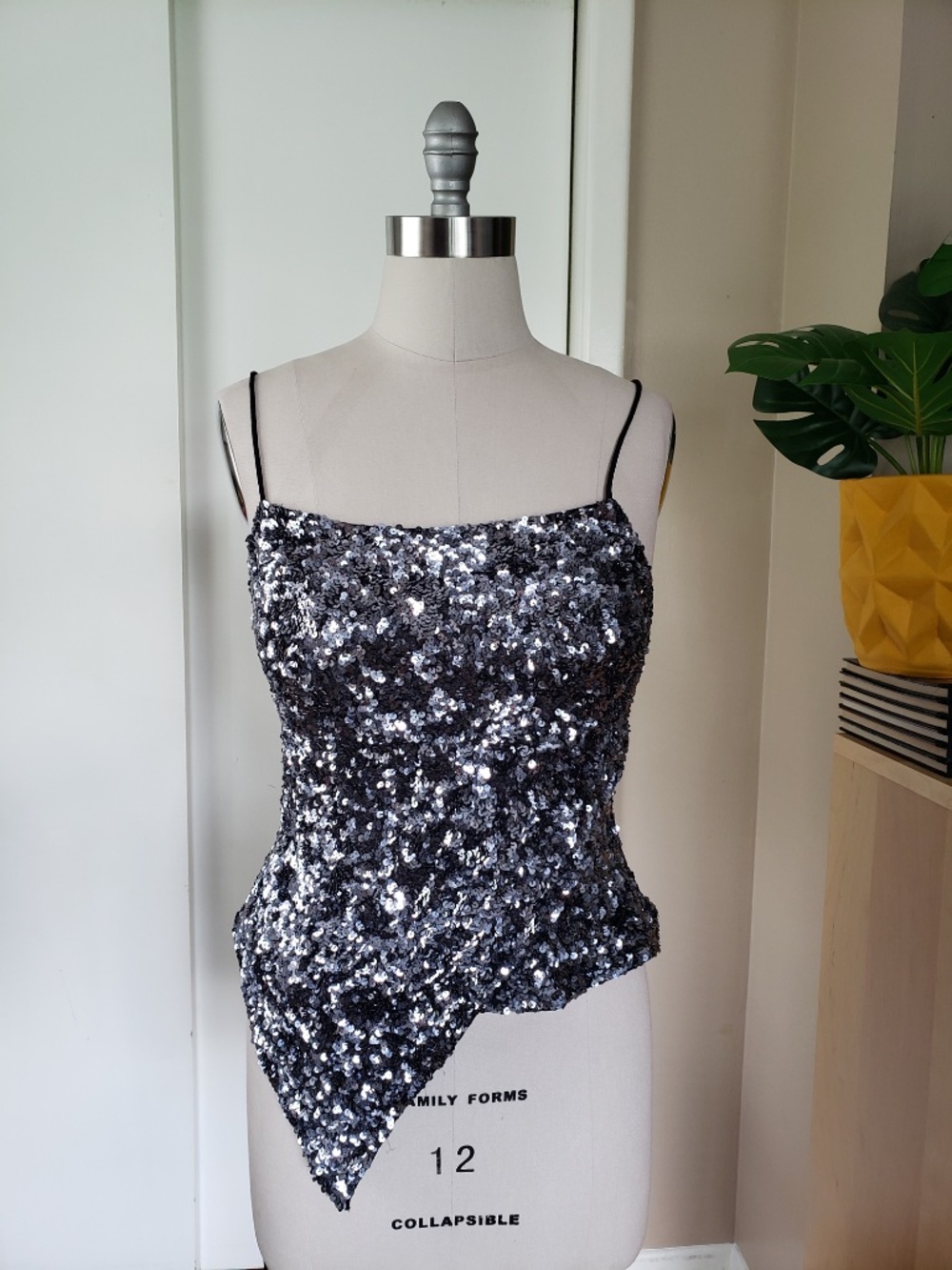 Statement Top 100% Pure Silk Size Medium